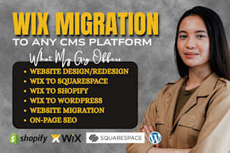 migrate your website from wix to any cms platform vice versa in 24 hours