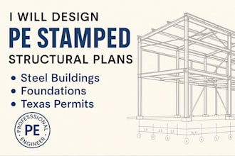 provide pe stamped structural plans for retaining walls garages  warehouses tx