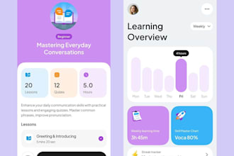 interactive learning mobile app development, edtech learning app
