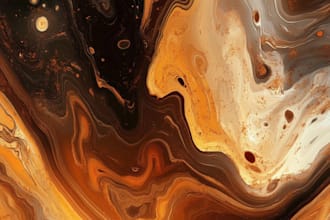 paint digital professional abstract art by hand