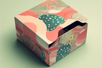create mailer box design, amazon product packaging design with 3d mockup