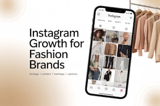 be your instagram growth speacialist for fashion brands, social media manager