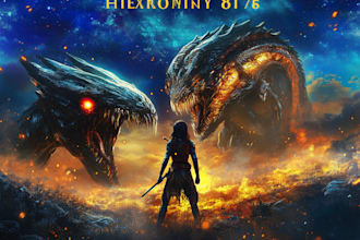 do an fantasy and minimal creative kindle book cover design