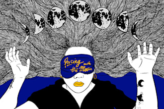 make custom art illustrations based on your idea