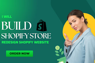 build shopify store design ecommerce dropshipping store shopify website redesign