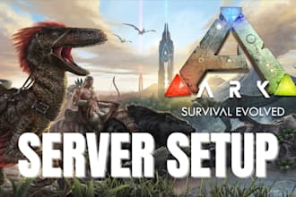 install and setup an ark survival elvolved game server