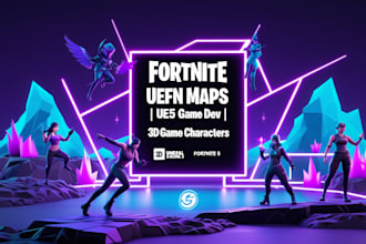 create fortnite uefn maps 3d characters landscapes, and full unreal engine ue5