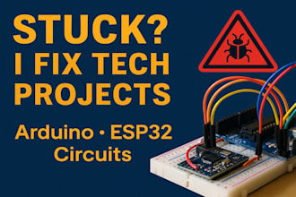 help you debug, repair, and improve your arduino, raspberry pi or esp32 project
