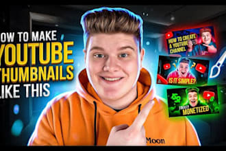 design high quality rocket league youtube thumbnails