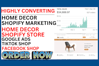 setup home decor store furniture store via email marketing  ads campaign klaviyo