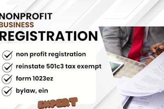 non profit registration, reinstate 501c3 tax exempt, form 1023, uk charity bylaw