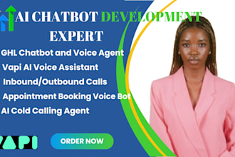 setup vapi ai calling agent, ghl chatbot, retell ai voice agent, make com, vapi