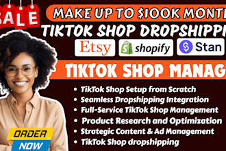setup tiktok shop, tiktok shop dropshipping, tiktok shop manager