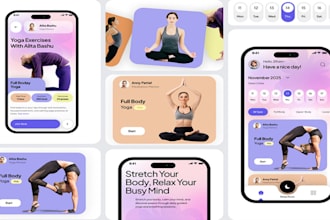 build meditation app, yoga app, affirmation app for android and ios
