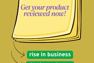 review and provide feedback of your product or service