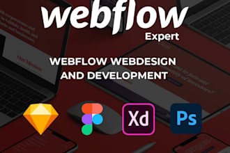design or develop webflow website figma to webflow fix webflow webflow expert