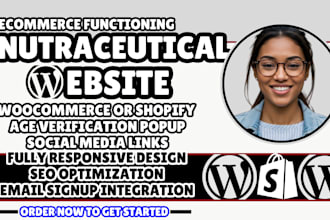 nutraceutical website peptides website supplement website nutrition website
