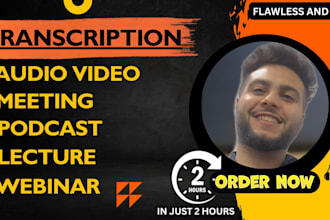 accurately transcribe audio and video to text professionally