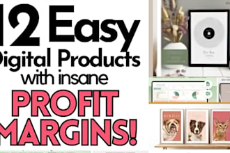design etsy digital product, etsy digital planner, etsy print on demand pod
