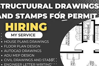 structural engineer and building plan house plans shop drawings stamp