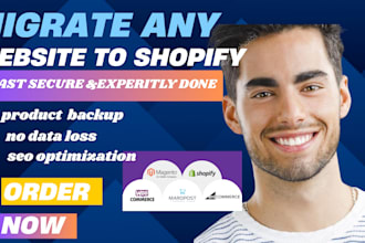 do wordpress migration to shopify, shopify migration or wix website to shopify