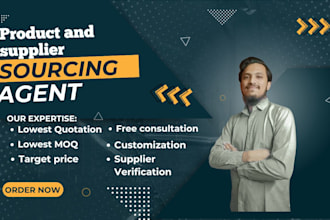 be your product and supplier sourcing agent
