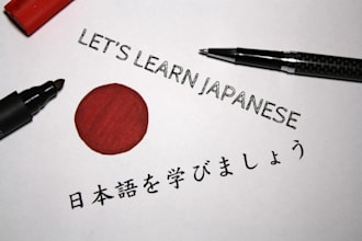 teach you japanese  language online