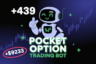 code pocket option automated script, indicator and strategy for options