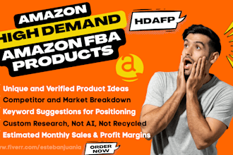 research high demand, low competitive amazon fba products for your niche