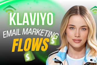 setup klaviyo email marketing, klaviyo email flows, shopify ecommerce campaign