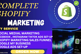 do complete shopify marketing sales funnel shopify  rebranding website promotion