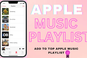 do organic music promotion on apple music, itunes, spotify playlist with USA ads