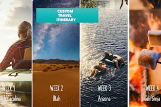 plan a custom day by day travel plan for any destination