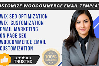 customize woocommerce email template boost wix  seo setup custom product fields