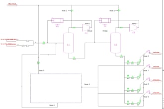 draft p and id and pfd drawings using autocad