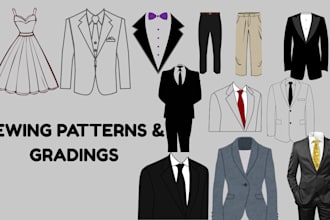 do sewing pattern grading all kind of swimwear within a day