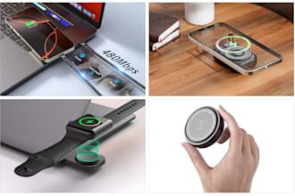create photorealistic 3d product rendering for ecommerce