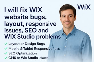fix wix website bugs layout responsive seo issues wix studio issue wix inventory