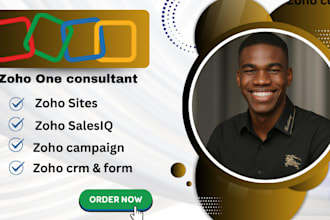 zoho crm, zoho campaign, zoho form and zoho salesiq automation for agencies