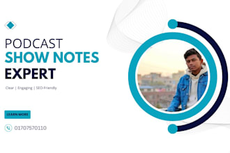 write your podcast show notes like a pro