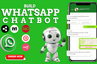 build whatsapp chatbot automation ai agent botpress manychat n8n 360dialog fix