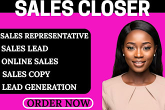be your high ticket sales closer sales representative cold email sales leads
