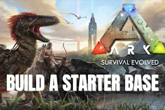 build a starter base in ark survival ascended, ark survival evolved