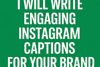write engaging instagram captions for your brand