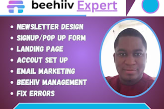 create beehiiv newsletter design beehive landing page beehiv ai email automation