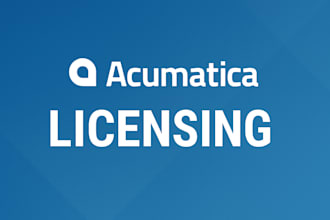 help with acumatica licensing