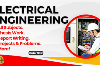 assist in electrical and electronics engineering projects