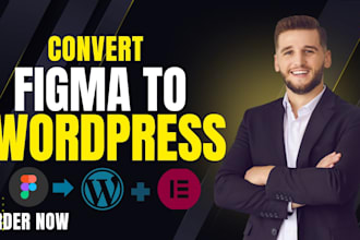 convert figma to wordpress, PSD to  wordpress and figma to elementor