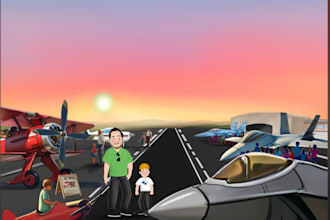 draw children book illustration in for amazon kdp