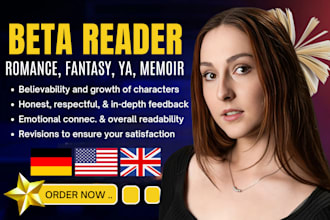 alpha beta read romance beta reader fantasy young adult novel memoir beta reader